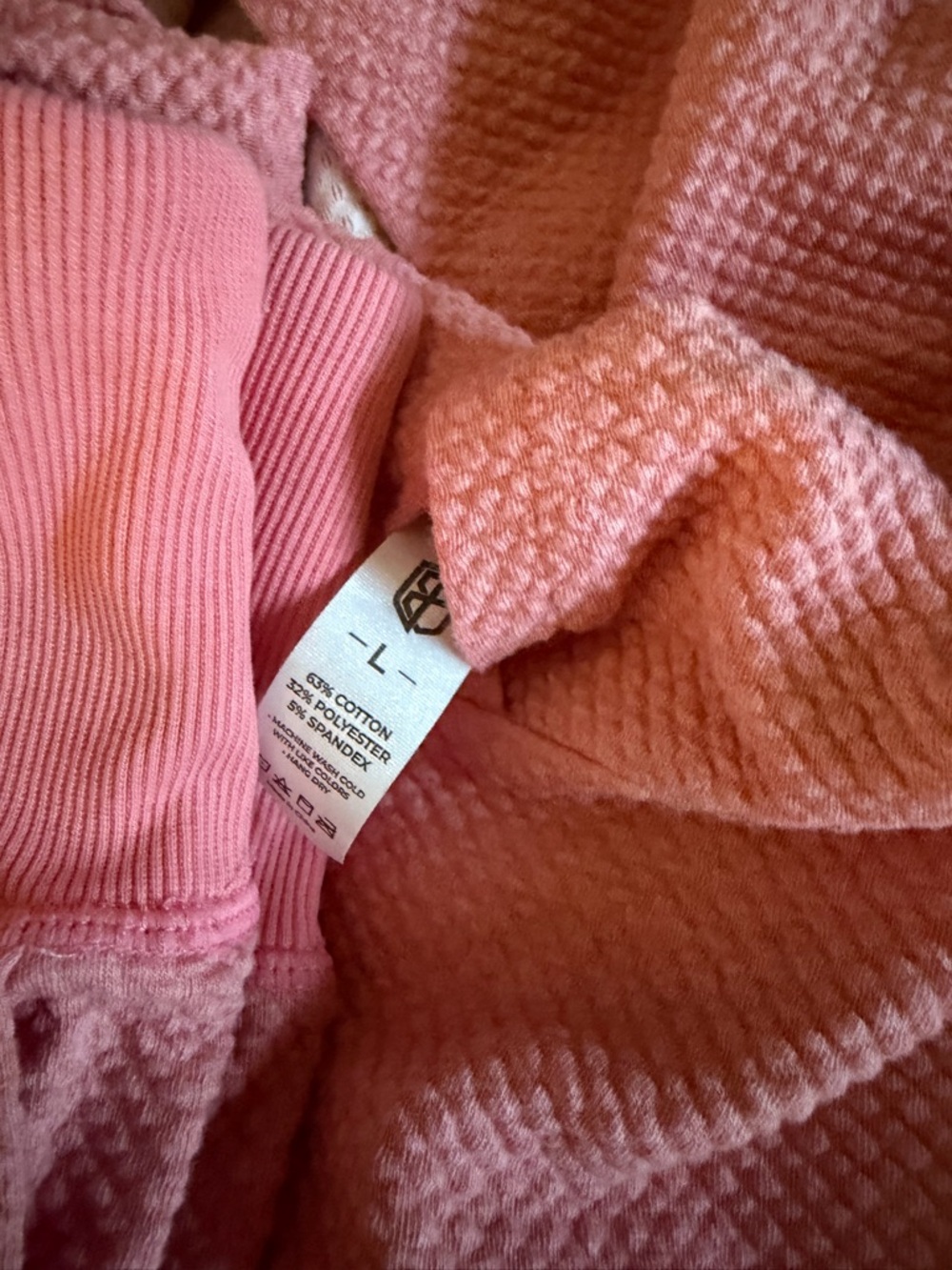 Born Primitive Pink Waffle Knit Hoodie & Joggers Lounge Set - Picture 2 of 3